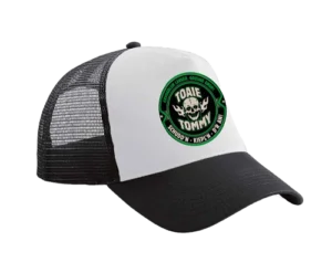 toaie tommy - cap - zwart - lgroen ogo