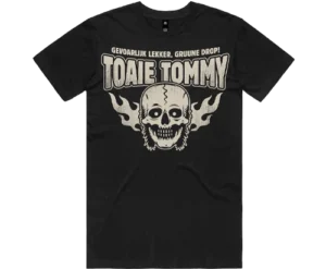 toaie tommy - tshirt - wit logo - voor